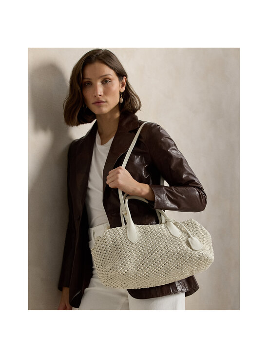 Polo Ralph Lauren - Bellport Satchel Medium soma - FROSTING | Stockmann - photo 7