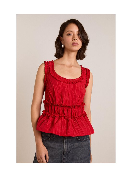 Damson Madder - Pluus Everly Ruffle - RED | Stockmann - photo 7