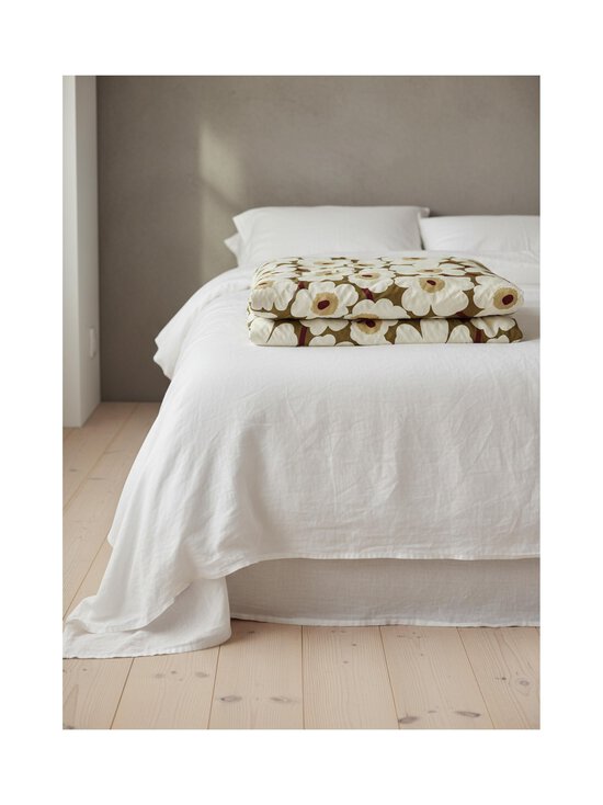 Marimekko - Tekikott Unikko Sateen 240 x 220 cm - 618 GREEN UMBER, CREAM | Stockmann - photo 2