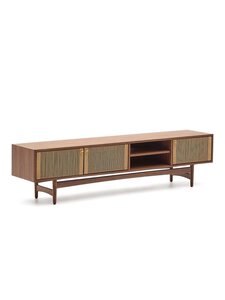 Kave Home - Elan-tv-taso pähkinä/paperinaru L 200cm - BROWN | Stockmann