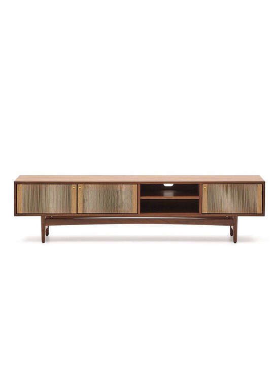 Kave Home - Elan-tv-taso pähkinä/paperinaru L 200cm - BROWN | Stockmann - photo 2