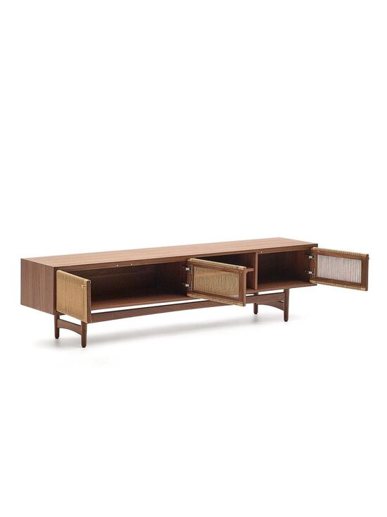 Kave Home - Elan-tv-taso pähkinä/paperinaru L 200cm - BROWN | Stockmann - photo 3