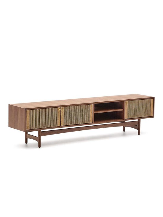 Kave Home - Elan-tv-taso pähkinä/paperinaru L 200cm - BROWN | Stockmann - photo 1