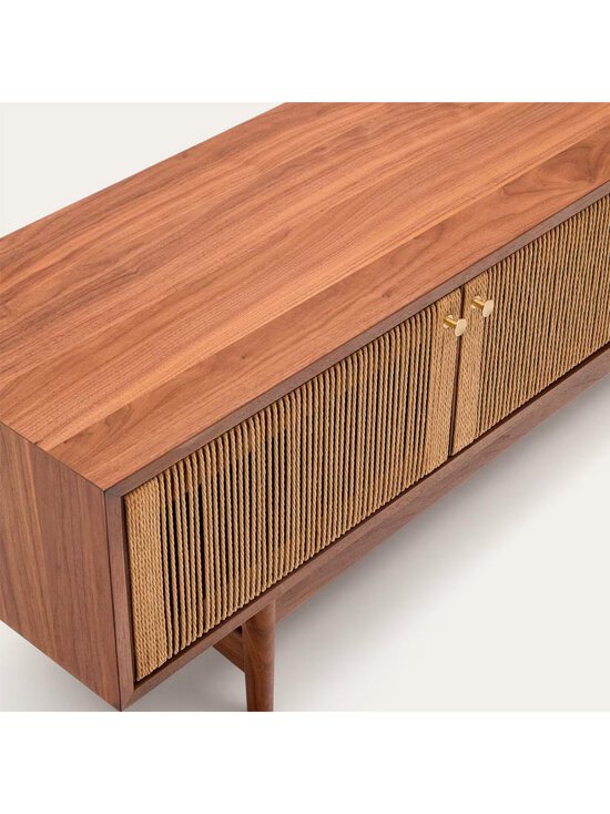 Kave Home - Elan-tv-taso pähkinä/paperinaru L 200cm - BROWN | Stockmann - photo 5