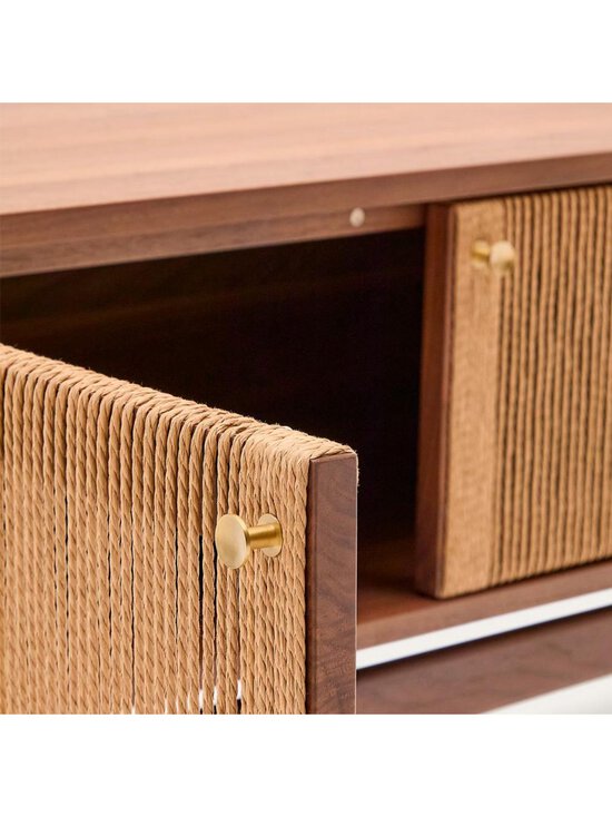 Kave Home - Elan-tv-taso pähkinä/paperinaru L 200cm - BROWN | Stockmann - photo 7