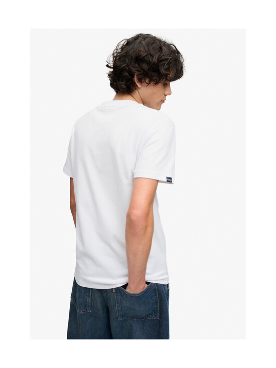 Superdry - Logo Embroidery t-paita - O3X OPTIC/COLD GREY | Stockmann - photo 3