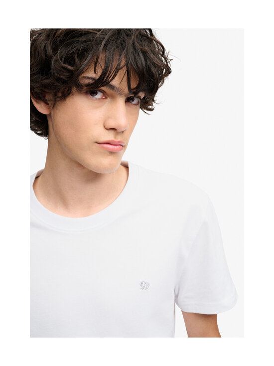 Superdry - Logo Embroidery t-paita - O3X OPTIC/COLD GREY | Stockmann - photo 5
