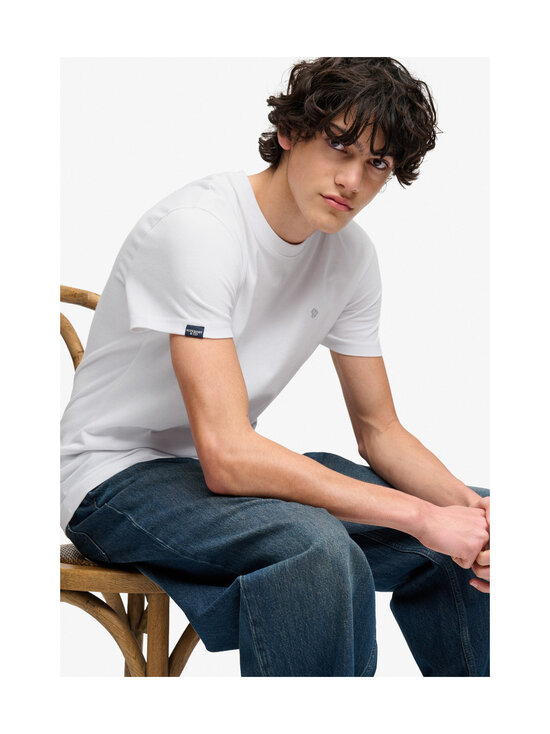 Superdry - Logo Embroidery t-paita - O3X OPTIC/COLD GREY | Stockmann - photo 6