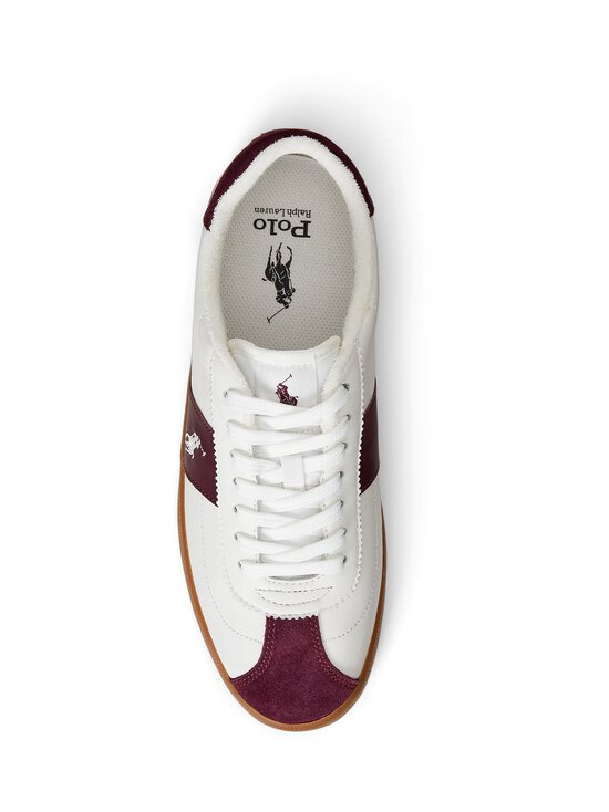 Polo Ralph Lauren - Tennised Court Low Top Lace - DECKWASH WHITE/WINE | Stockmann - photo 2