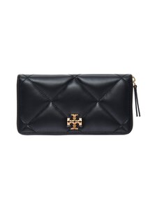 Tory Burch - Nahast rahakott Kira Diamond Quilt Zip - BLACK | Stockmann