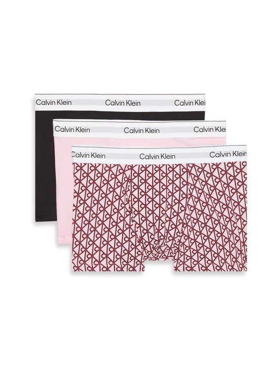 Calvin Klein Underwear - Relaxed Dart Boxer Briefs -alushousut 3-pack - 2WW BLACK/BIJOU MODERN EMBLEM OUTLINE_S | Stockmann - photo 1