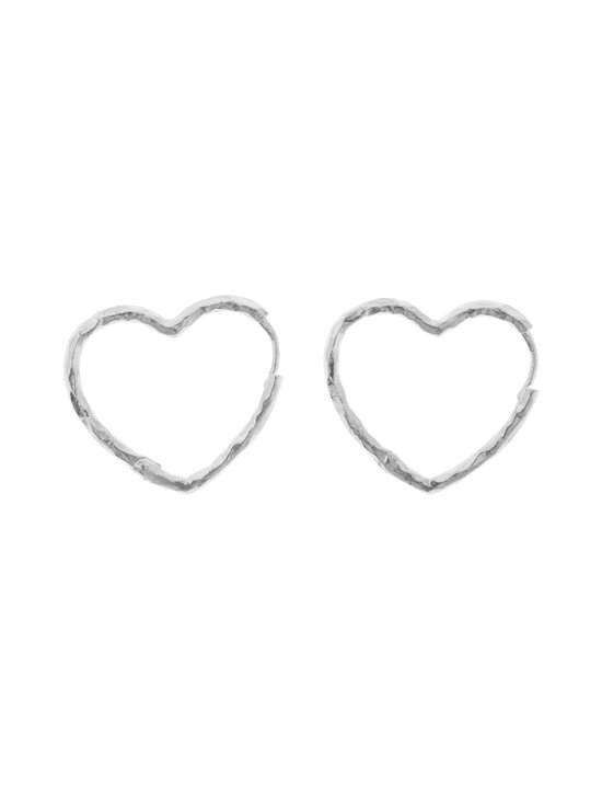ENAMEL Copenhagen - Organic Heart Medium Hoops -korvakorut 22 mm - 925S/M - photo 1 ENAMEL Copenhagen - Organic Heart Medium Hoops -korvakorut 22 mm - 925S/M | Stockmann - photo 1