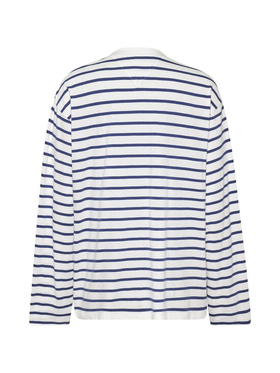 Tommy Jeans - TJW Badge Stripe Sweatshirt - YBR WHITE/MULTI - photo 2 Tommy Jeans - TJW Badge Stripe Sweatshirt - YBR WHITE/MULTI | Stockmann - photo 2