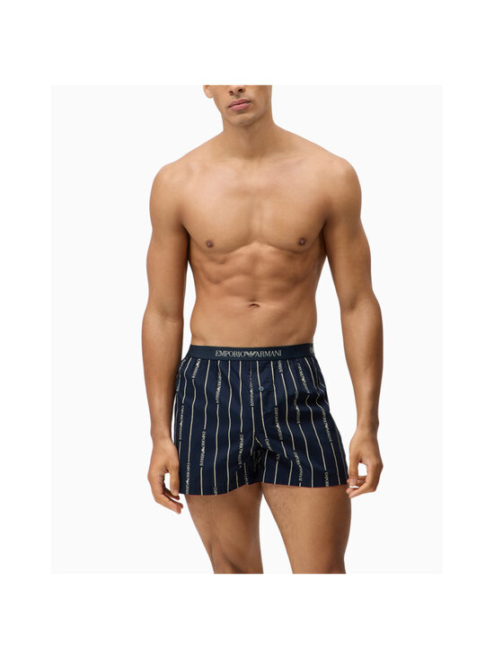 Emporio Armani - Bokserid - FB070 STRIPE EAGLE BLU | Stockmann - photo 3