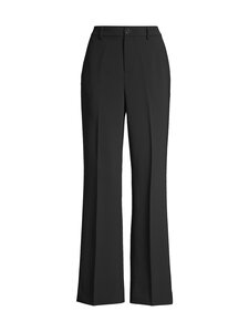 Lauren Ralph Lauren - Woven Straight Leg -housut - 003 BLACK | Stockmann