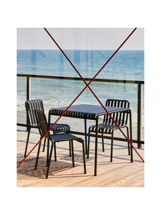 HAY - Palissade-pöytä 80 x 80 cm - ANTHRACITE (HIILENHARMAA) | Stockmann - photo 4