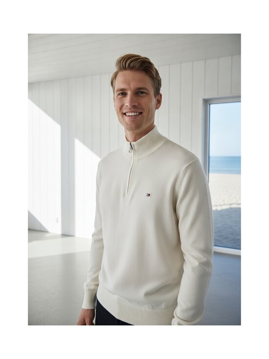 Tommy Hilfiger - Pima Cotton Cashmere Mock Neck -neule - Z00 IVORY PETAL | Stockmann - photo 10