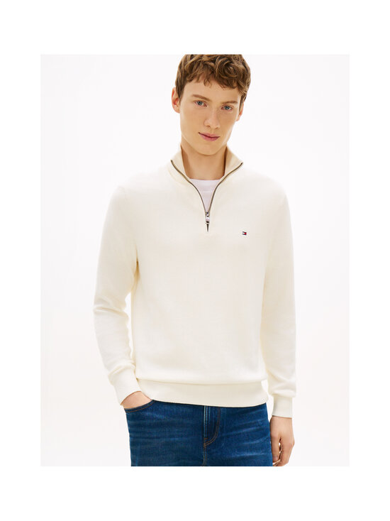 Tommy Hilfiger - Pima Cotton Cashmere Mock Neck -neule - Z00 IVORY PETAL | Stockmann - photo 2