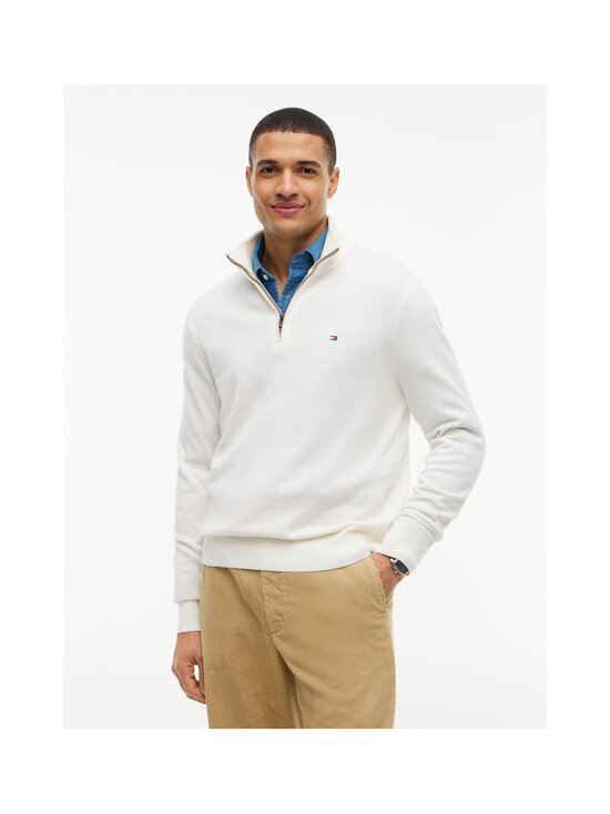 Tommy Hilfiger - Pima Cotton Cashmere Mock Neck -neule - Z00 IVORY PETAL | Stockmann - photo 3