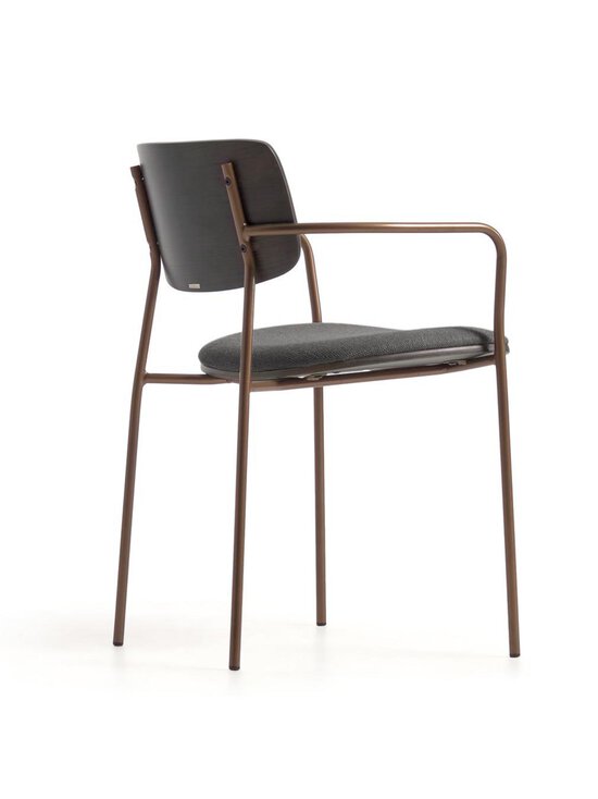 Kave Home - Maureen-tuoli tumma saarni - BROWN | Stockmann - photo 3