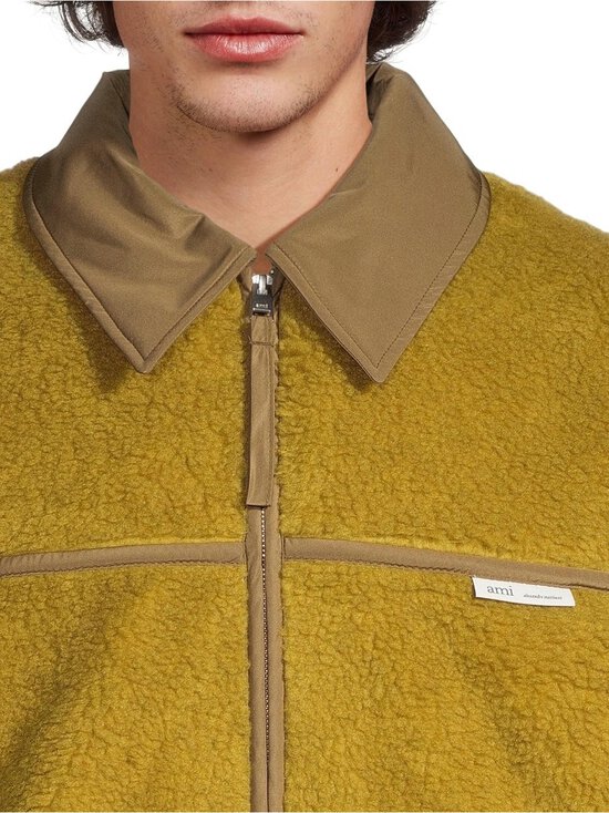 Ami - Vetoketjullinen fleecetakki - 374 : VERT LICHEN | Stockmann - photo 4