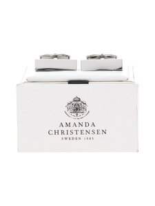 Amanda Christensen - Plain Oblong -kalvosinnapit - SILVER | Stockmann