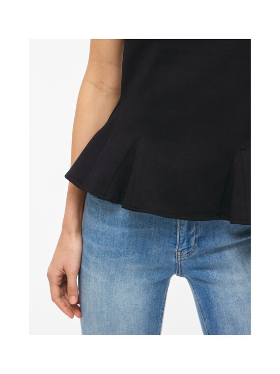 Vila - ViVelmera O-Neck Peplum t-paita - BLACK BEAUTY | Stockmann - photo 6