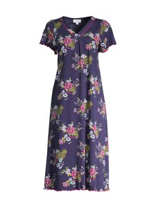 Damella - Flower-yöpaita - 320 NAVY/PINK | Stockmann