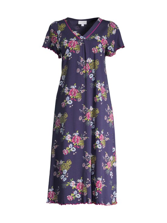 Damella - Flower-yöpaita - 320 NAVY/PINK | Stockmann - photo 1