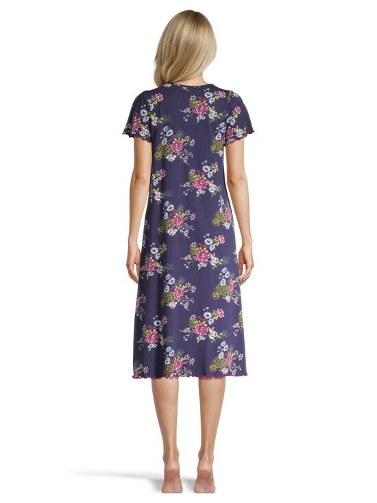 Damella - Flower-yöpaita - 320 NAVY/PINK | Stockmann - photo 3