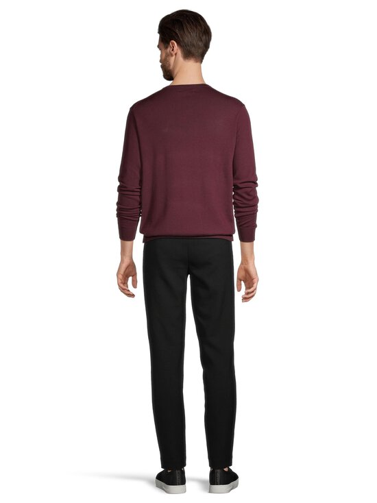 ESSENTIALS by Stockmann - Eric-merinoneulepaita - AUBERGINE 171614 | Stockmann - photo 3