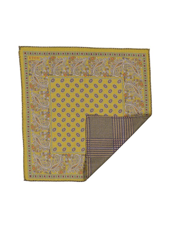 Eton - Two-Face Wool -taskuliina - 41 YELLOW | Stockmann - photo 2