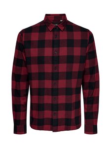 Only & Sons - Onsgudmund flanellsärk - CABERNET | Stockmann