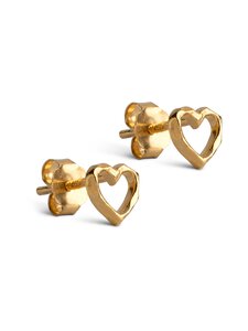 ENAMEL Copenhagen - Organic Heart auskari - 925S/GP/M | Stockmann