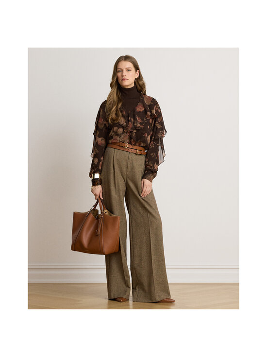 Lauren Ralph Lauren - Floral Ruffle blūze - 001 BROWN MULTI | Stockmann - photo 8