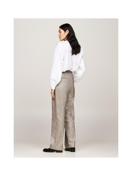 Tommy Hilfiger - Structured- housut villalla - 0GA CW GOLD LUREX TUXTURE TWILL | Stockmann - photo 3