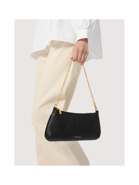 Coccinelle - C-me Chain Mini Grained Leather -laukku - 001 NOIR | Stockmann - photo 4