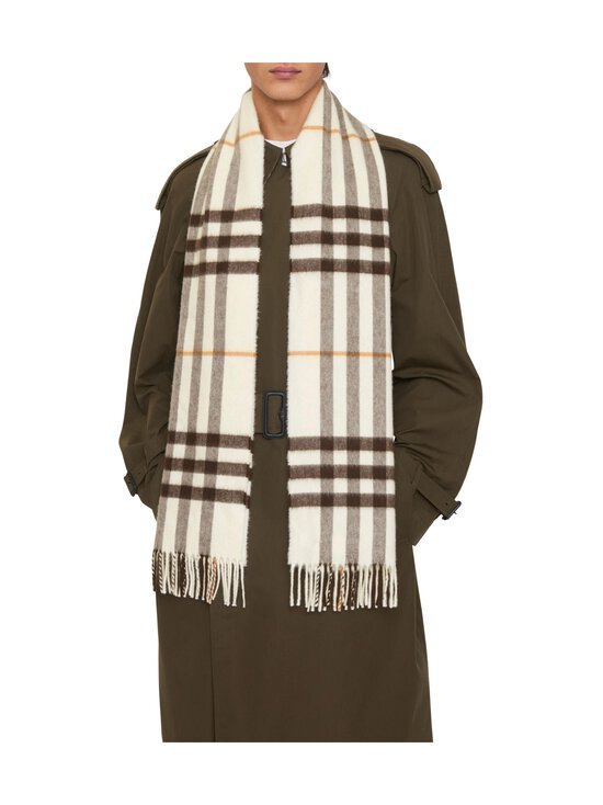 Burberry - Giant Check -kashmirhuivi - A4486 PEBBLE | Stockmann - photo 4
