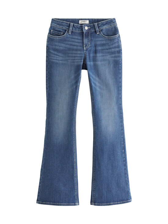 Lindex - Freja Flared leg -farkut koristelluilla takataskuilla - 791 BLUE | Stockmann - photo 1