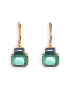 Lauren Ralph Lauren - Kensington Baguette Stone Drop -korvakorut - GLD/ EMERALD | Stockmann