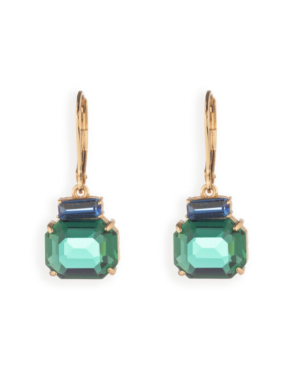 Lauren Ralph Lauren - Kensington Baguette Stone Drop -korvakorut - GLD/ EMERALD | Stockmann - photo 1
