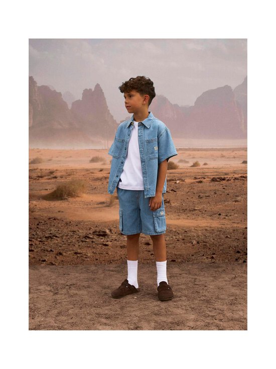 Name It - NkmRyan Cargo šorti - LIGHT BLUE DENIM STRIPES:STRIPES - photo 5 Name It - NkmRyan Cargo šorti - LIGHT BLUE DENIM STRIPES:STRIPES | Stockmann - photo 5