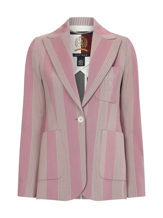 Tommy Hilfiger Collection  – HCW PASTEL PREPPY STRIPE BLAZER -BLEISERI
