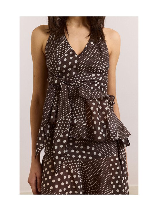 Damson Madder - Leandra Halter -toppi - DARK BROWN | Stockmann - photo 6