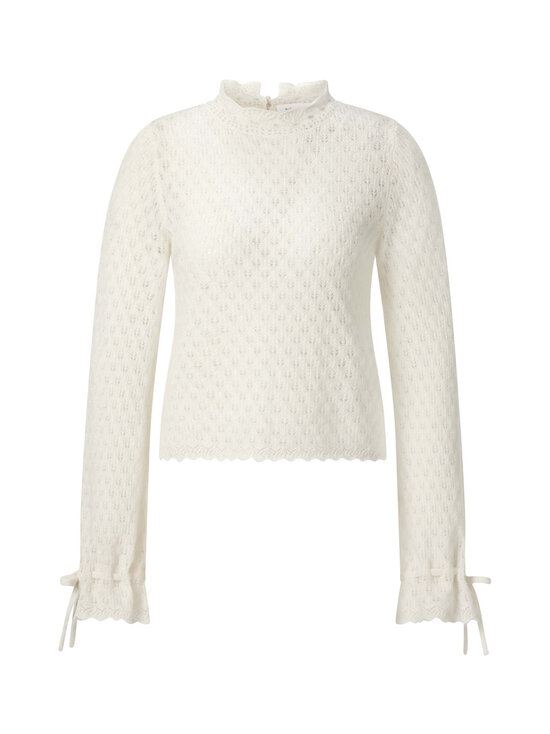 rich & royal - Mockneck Lace Stitch -neulepusero - 113 PEARL WHITE | Stockmann - photo 1