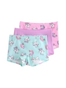 Lindex - Unicorn Boxer -alushousut 3-pack - 3679 LIGHT PINK | Stockmann