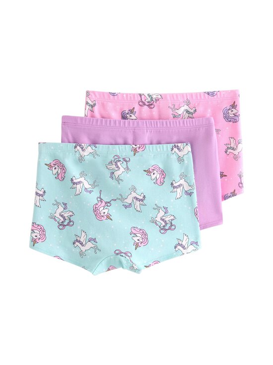 Lindex - Unicorn Boxer -alushousut 3-pack - 3679 LIGHT PINK | Stockmann - photo 2
