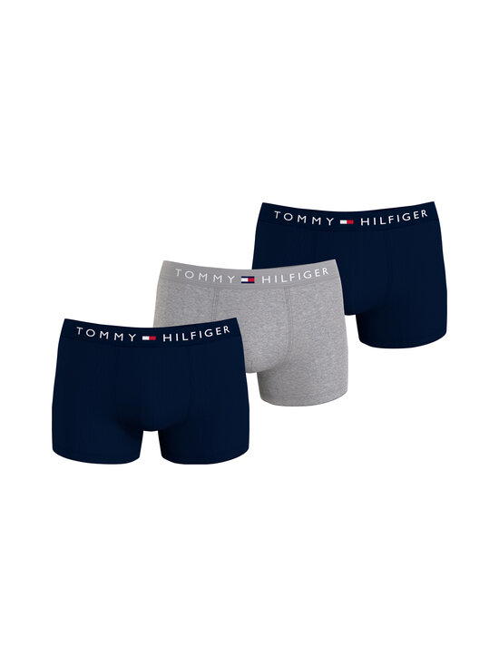 Tommy Hilfiger - Trunk-alushousut 3-pack - 0XT DES SKY/GREY HTR/DES SKY | Stockmann - photo 1