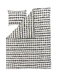 Marimekko - Iso Räsymatto -pussilakanasetti - OFF WHITE, CHARCOAL | Stockmann