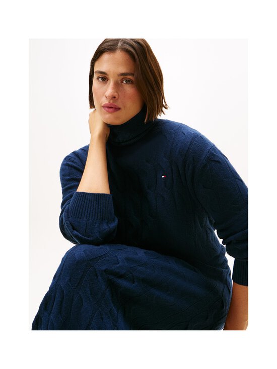 Tommy Hilfiger Curve - Kootud kleit Soft Wool - C1G DARK NIGHT NAVY | Stockmann - photo 3